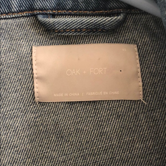 🍵2 for $150🍵 oak and fort oversized denim jacket - Picture 6 of 7
